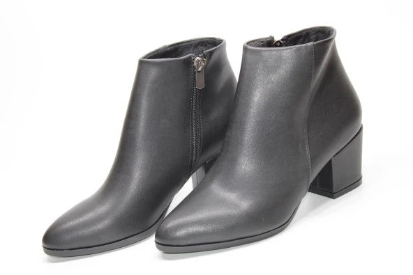 LADYPARK KALIN TOPUKLU BAĞSIZ FERMUARLI KADIN GÜNLÜK BİLEK BOT - 8