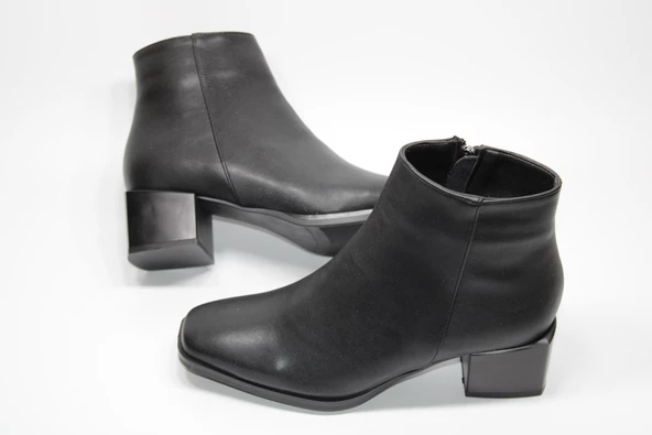 LADYPARK KALIN TOPUKLU BAĞSIZ FERMUARLI KADIN GÜNLÜK BİLEK BOT - 11