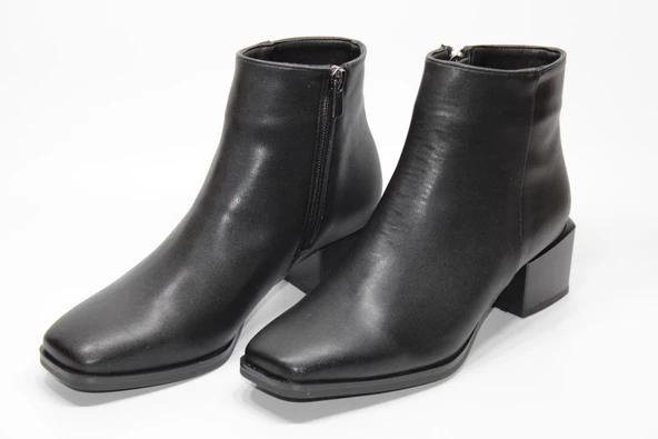 LADYPARK KALIN TOPUKLU BAĞSIZ FERMUARLI KADIN GÜNLÜK BİLEK BOT - 12