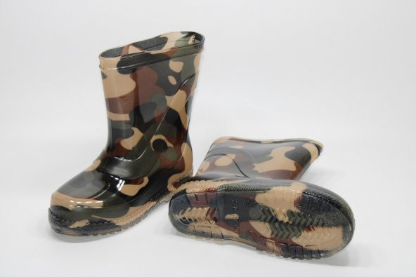 GEZER ERKEK ÇOCUĞU KAYMAZ TABAN ASTARSIZ YAĞMUR-KAR ÇİZMESİ - 8