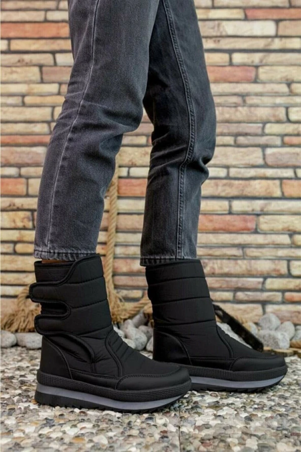 GİYGEZ ORTOPEDİK KAYMAZ TABAN ERKEK SİYAH TREKKİNG KARBOTU