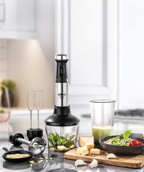 STİLEVS CHEF X INOX PLUS EL BLENDER SETİ