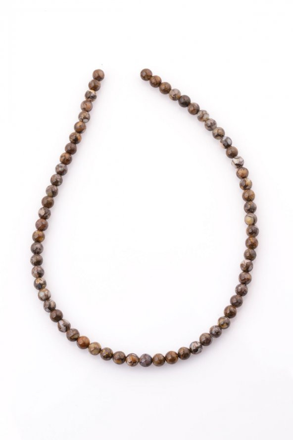 Fire Lace Opal Doğal Taş Dizi 6 mm Küre Kesim - 2