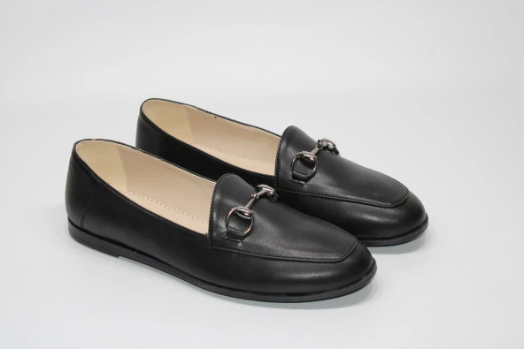 SEDEF KAYMAZ DÜZ TABAN TOKA DETAY KLASİK-SPOR GÜNLÜK BABET AYAKKABI