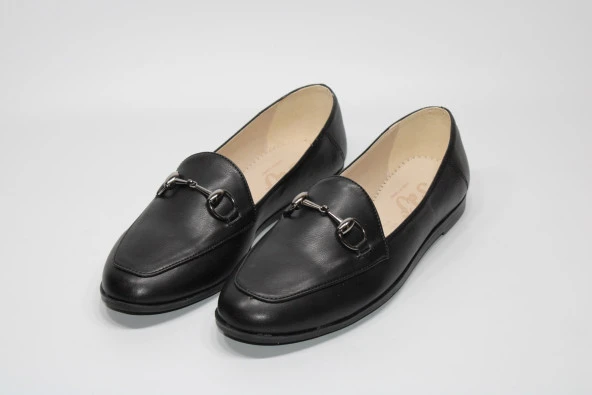 SEDEF KAYMAZ DÜZ TABAN TOKA DETAY KLASİK-SPOR GÜNLÜK BABET AYAKKABI - 4