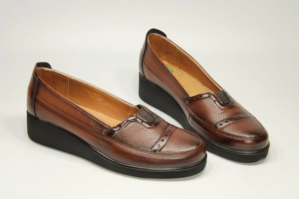 HANIMCA ORTOPEDİK TABAN KADIN GÜNLÜK RAHAT TAŞ DETAY DOLGU ANNE AYAKKABISI - 7