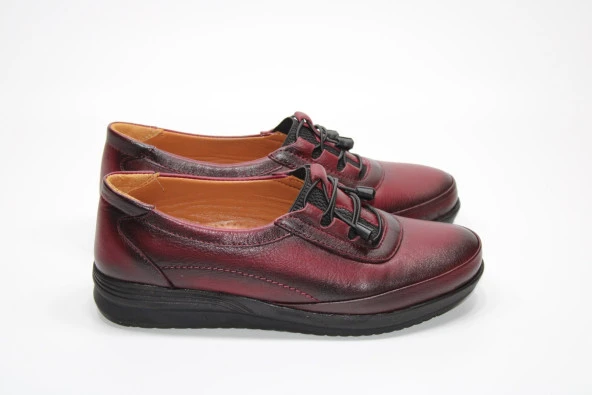 HANIMCA HAKİKİ DERİ ORTOPEDİK TOPUK DİKENİ DESTEKLİ KADIN BAĞSIZ GÜNLÜK RAHAT AYAKKABI