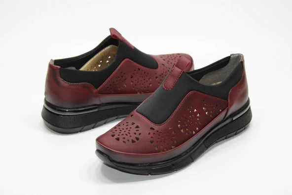 MARYJANE ORTOPEDİK DÜZ TABAN  DELİKLİ GÜNLÜK KADIN AYAKKABI - 6