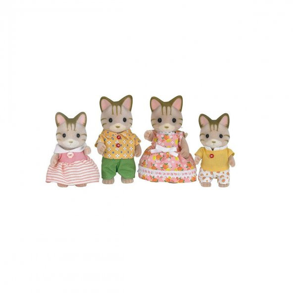 5180 Sylvanian Families, Çizgili Kedi Ailesi, +3 yaş - 2