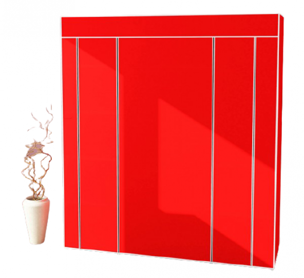 Trioport Trioport Çift Yandan Raflı Bez Dolap - 2