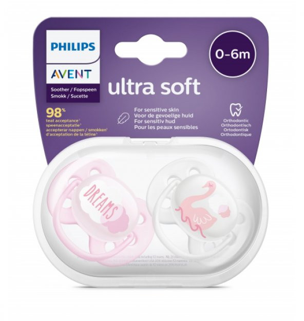 Philips Avent SCF222/02 Ultra Soft Emzik 0-6 Ay Kız