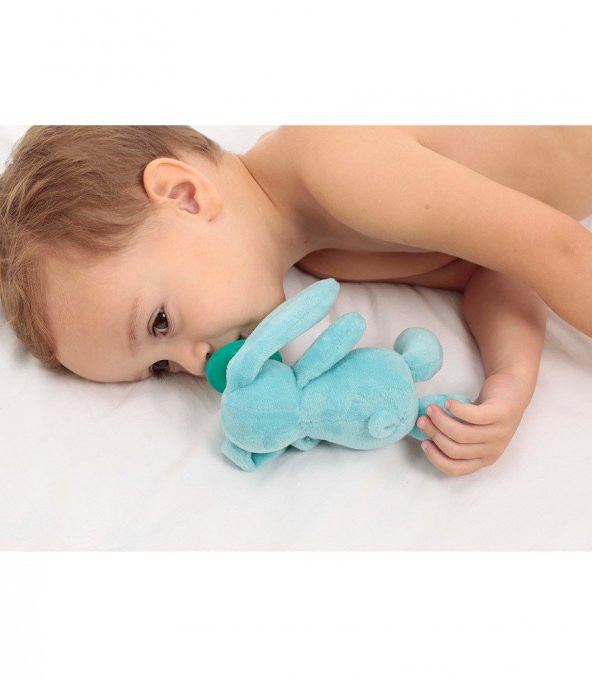 Emzikli Uyku Arkadaşı Mavi Tavşan - 2
