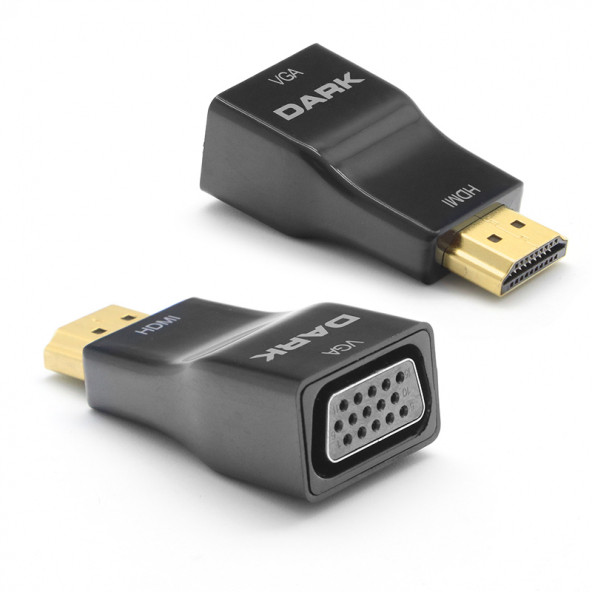 Dark HDMI - VGA Dijital - Analog Dönüştürücü (Ses Desteği Yok) (DK-HD-AHDMIXVGA5) - 5