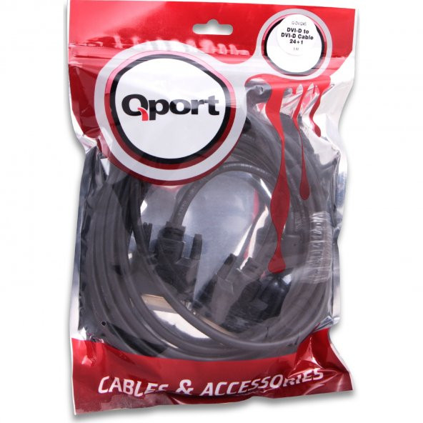 QPort Q-DVI245 DVI-D 24 + 1 5 Metre Kablo - 3