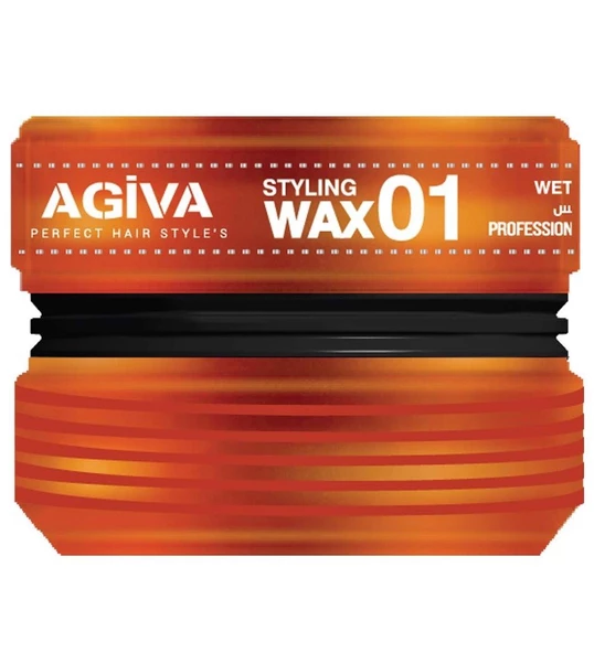 AGIVA Professionals Haar Wax 01 (turuncu) ıslak görünüm