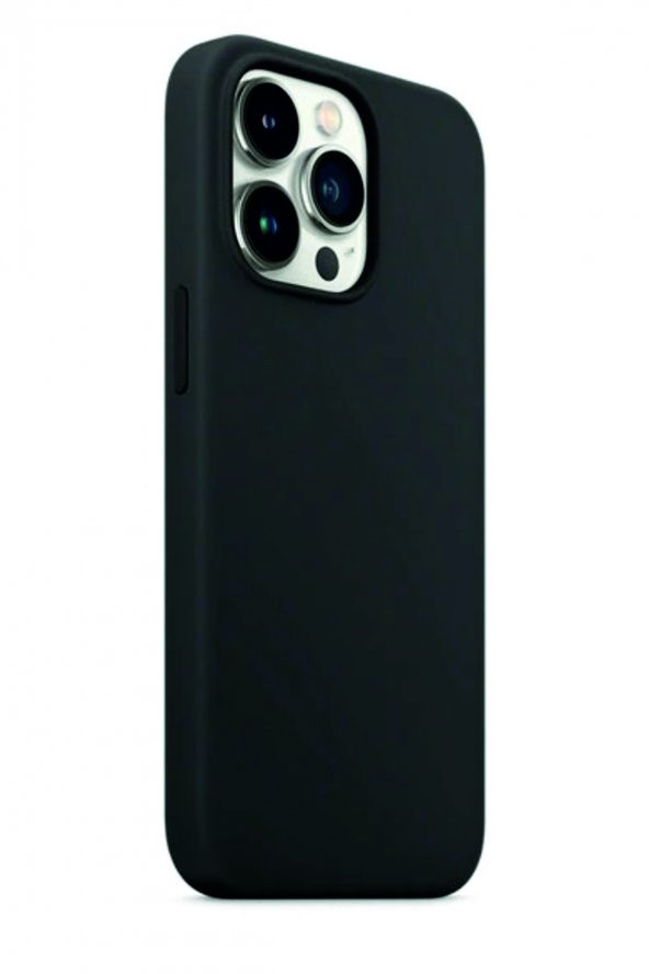 IPhone 13 Pro Siyah Silikon Rubber Kılıf Arka Kapak - Resim 3