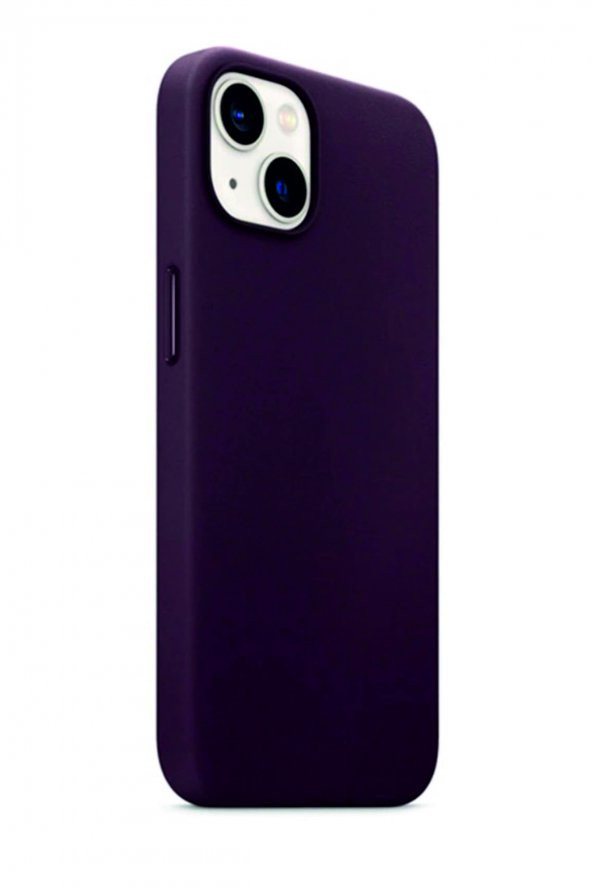 IPhone 13 Mini Mor Silikon Rubber Kılıf Arka Kapak - Resim 3