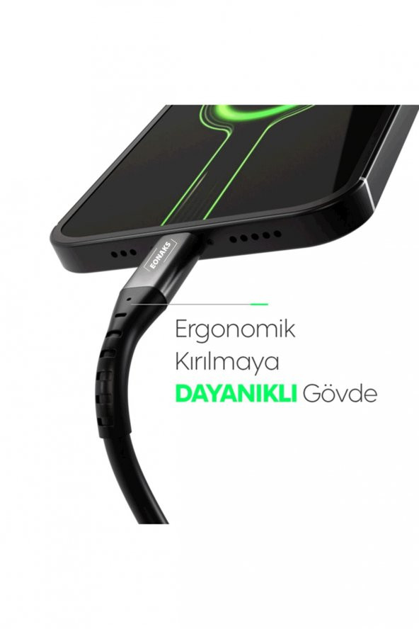 Micro Usb Samsung Xiaomi Huawei Uyumlu Hızlı Şarj ve Data Kablosu - 2