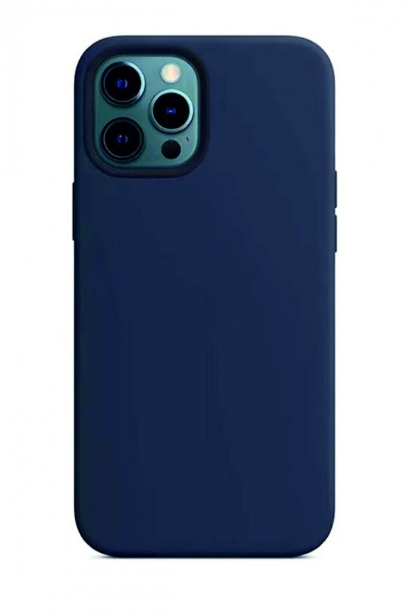 IPhone 11 Pro Lacivert Silikon Rubber Kılıf Arka Kapak