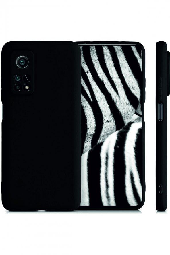 Xiaomi Mi 10T Siyah Silikon Rubber Kılıf Arka Kapak ürün görseli 1