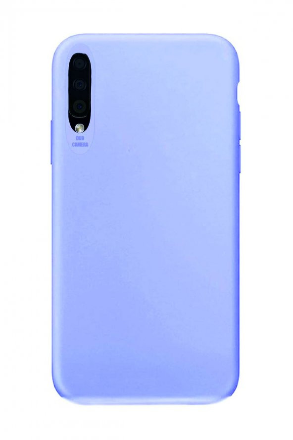 Samsung Galaxy A50s Lila Silikon Rubber Kılıf Arka Kapak - 2