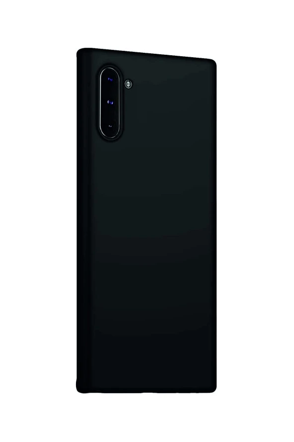 Samsung Galaxy Note 10 Siyah Silikon Rubber Kılıf Arka Kapak - 2