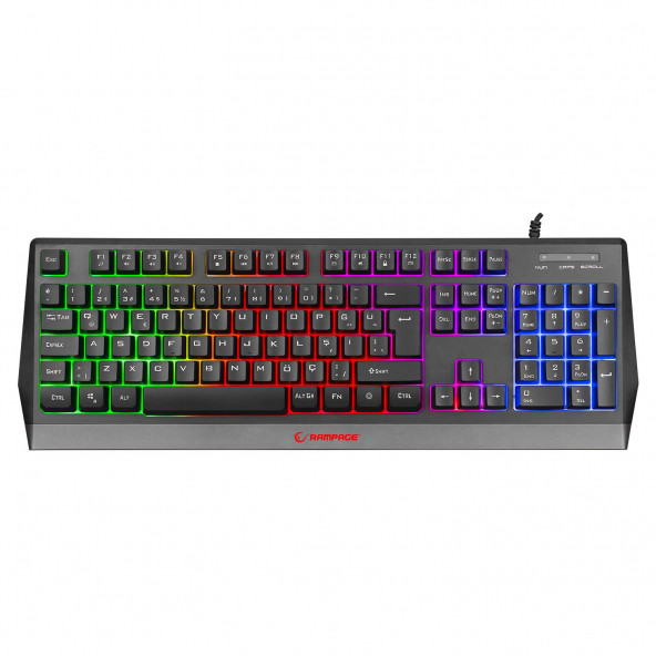 Rampage KB-R52 Style Rainbow Aydınlatmalı Gaming Oyuncu Klavyesi - 2