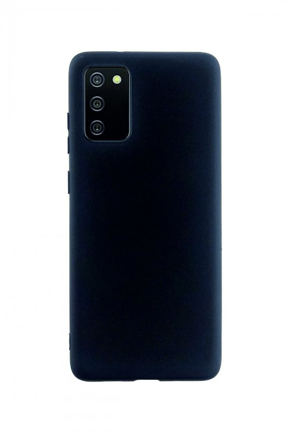Samsung Galaxy M02s Siyah Silikon Rubber Kılıf Arka Kapak - 2