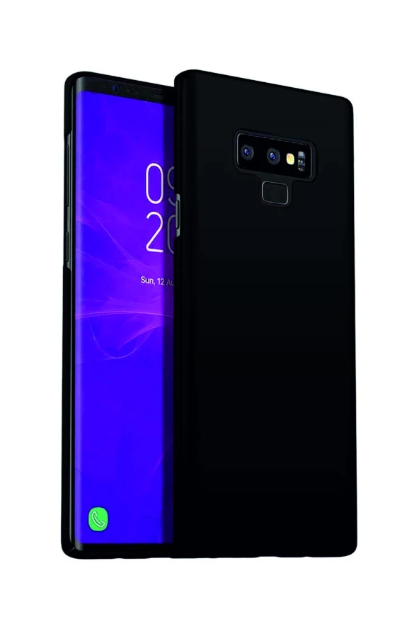 Samsung Galaxy Note 9 Siyah Silikon Rubber Kılıf Arka Kapak