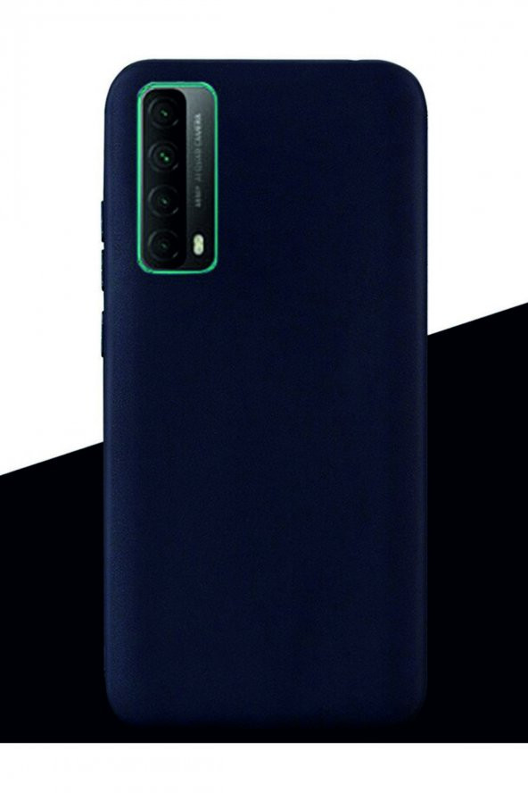 Huawei P Smart 2021 Siyah Silikon Rubber Kılıf Arka Kapak - 2