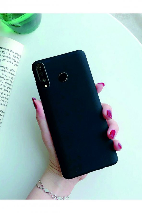 Huawei Y9 Prime Siyah Silikon Rubber Kılıf Arka Kapak ürün görseli 1