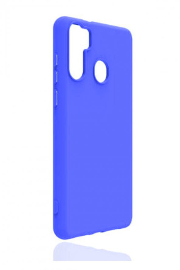 Reeder P13 Blue Max Lila Silikon Rubber Kılıf Arka Kapak - 2