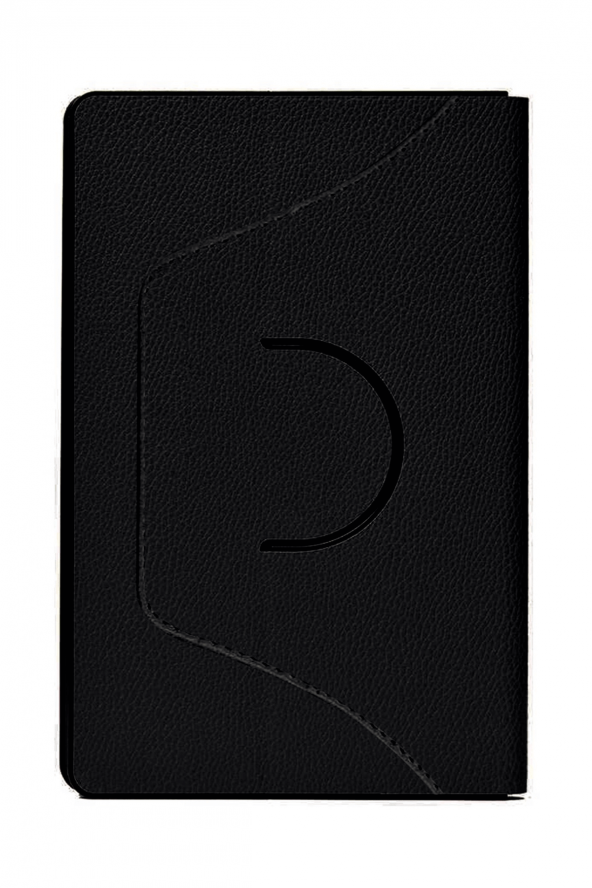 8 Inc Siyah Tablet Kılıfı 360° Dönebilen Stantlı Universal Tam Koruma - 6