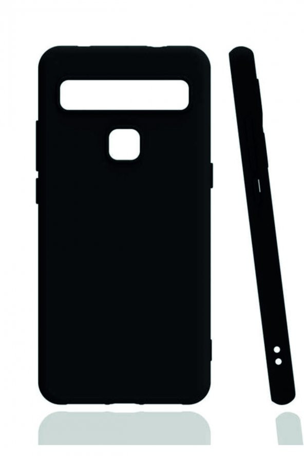 TCL 10L Siyah Silikon Rubber Kılıf Arka Kapak - 2