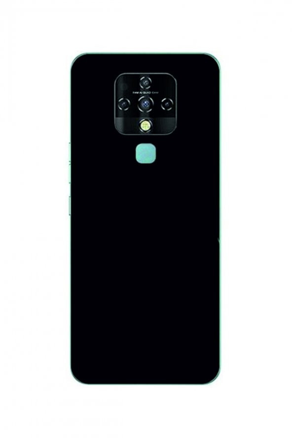 Tecno Camon 16 Siyah Silikon Rubber Kılıf Arka Kapak - 2