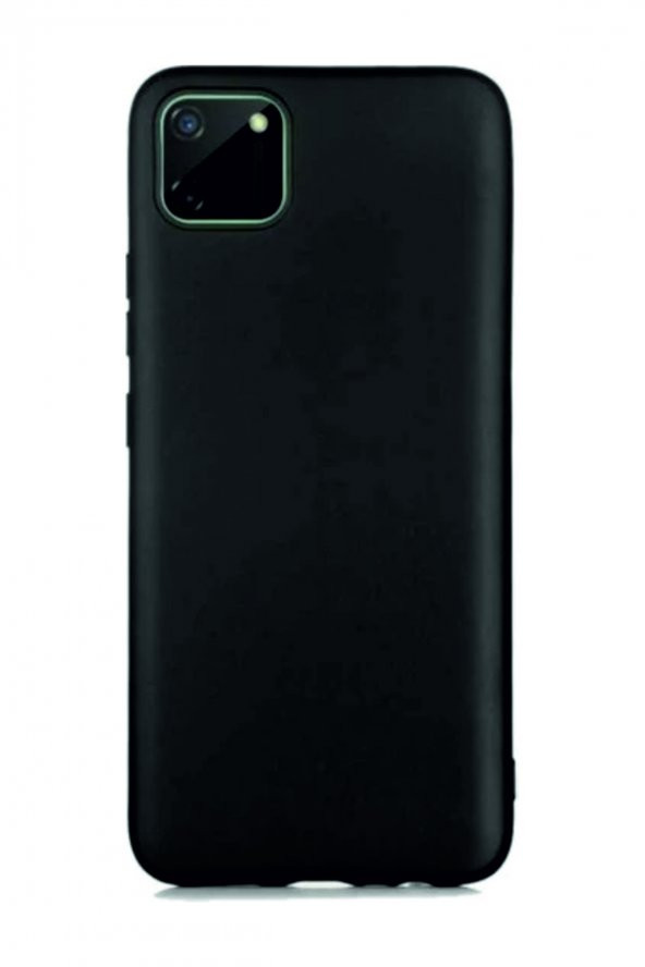 Oppo Realme C20 Siyah Silikon Rubber Kılıf Arka Kapak - 2