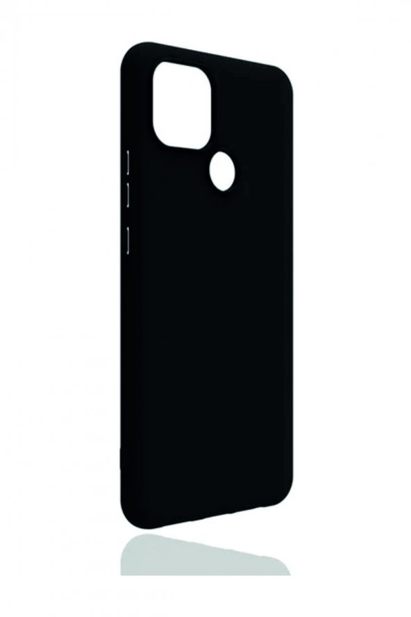 Oppo Realme C25 Siyah Silikon Rubber Kılıf Arka Kapak - Resim 2