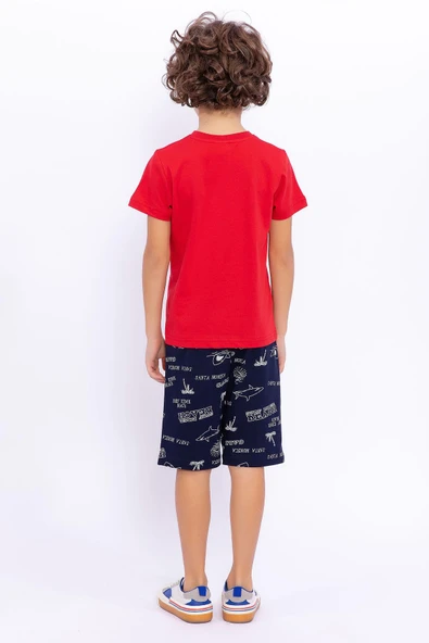 Roly Poly 2709 California Kırmızı Erkek Çocuk Bermuda Takım - 8