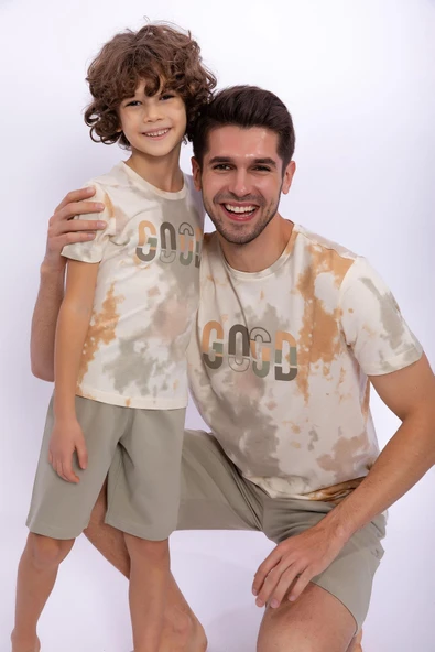 Arnetta 1981 Good Fildişi Erkek Çocuk Bermuda Takım - Resim 3