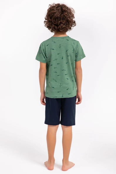 Arnetta 1996 Dolphins Yeşil Erkek Çocuk Bermuda Takım - Resim 4