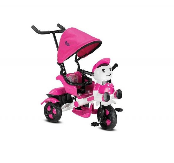 BABYHOPE 125 YUPİ TRIYCLE PEMBE ÜÇ TEKER BİSİKLET
