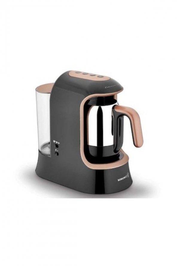 Korkmaz A862-02 Kahvekolik Aqua Siyah/Rosagold Otomatik Kahve Makinesi
