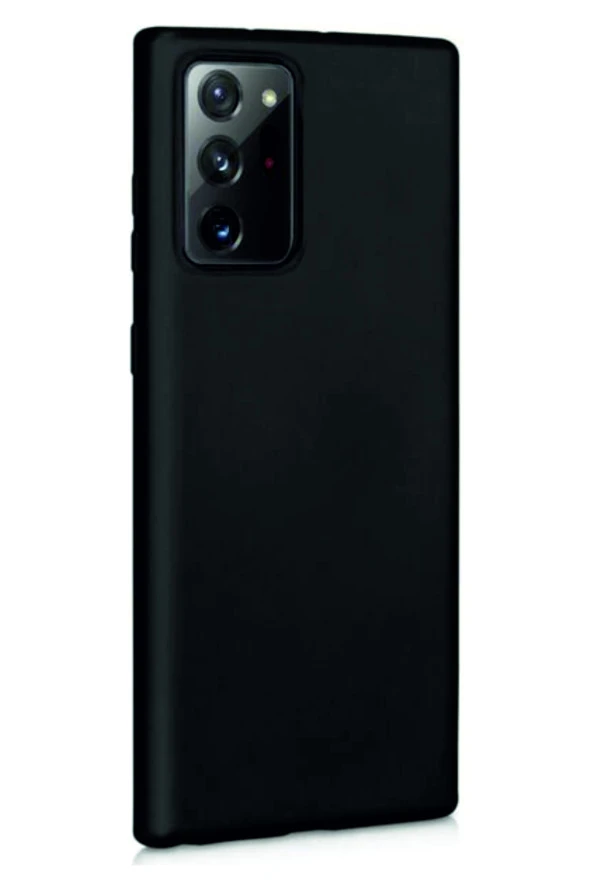 Samsung Galaxy Note 20 Ultra Siyah Silikon Rubber Kılıf Arka Kapak