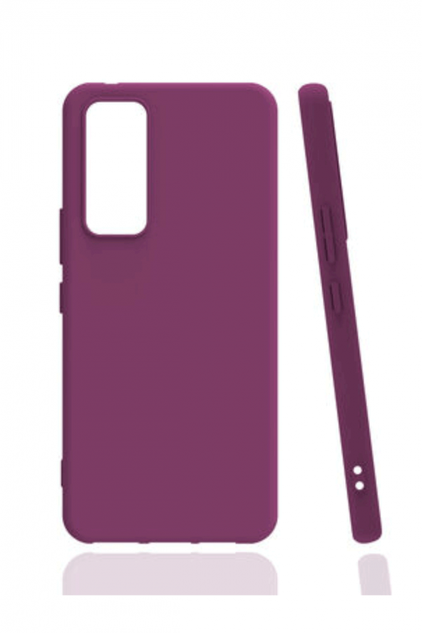 Vivo Y51 Mor Silikon Rubber Kılıf Arka Kapak - Resim 2