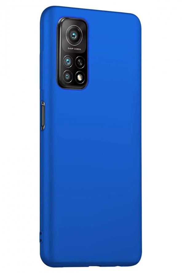 Xiaomi Mi 10T Mavi  Silikon Rubber Kılıf Arka Kapak ürün görseli 1