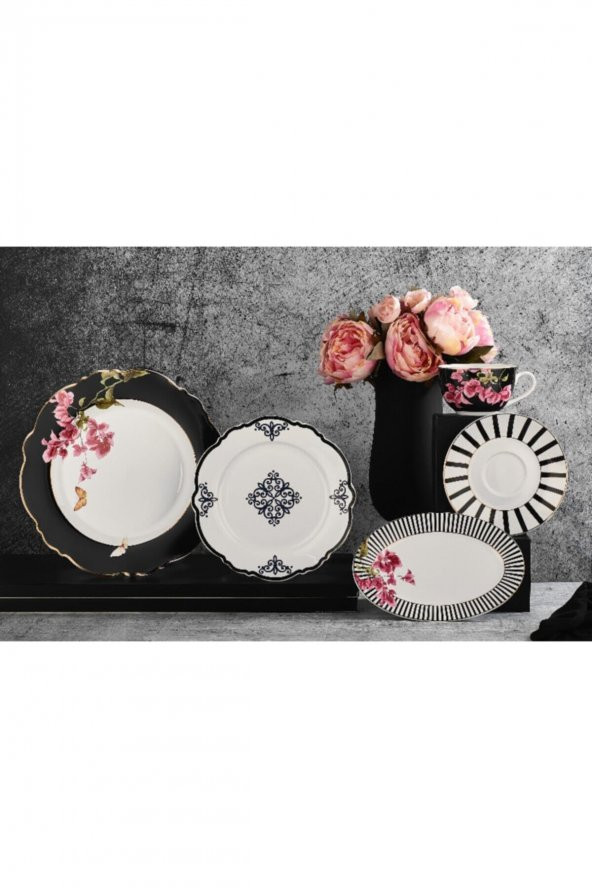 Aryıldız AR51036 30 Parça Porselen Kahvaltı Takımı