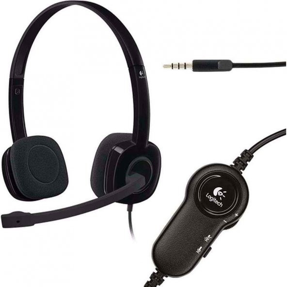 Logitech H151 Mikrofonlu Kulak Üstü Kulaklık 981-000589 - 4