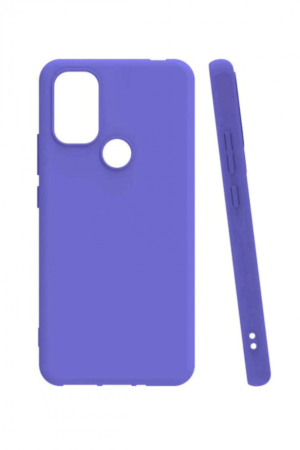Reeder P13 Blue Max 128 Lila Silikon Rubber Kılıf Arka Kapak - 2