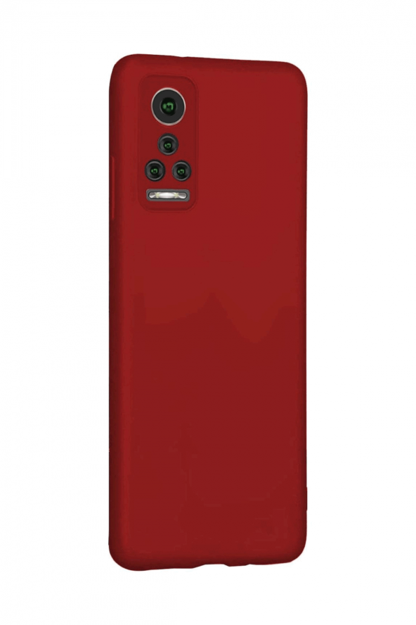 General Mobile GM 22 Pro Kırmızı Silikon Rubber Kılıf Arka Kapak