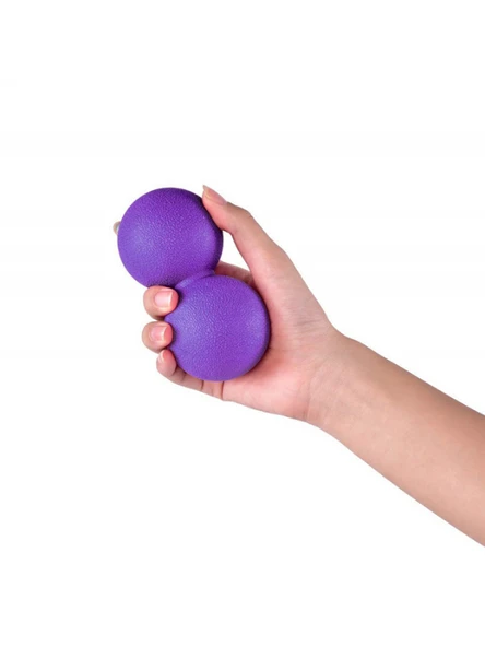 Lacrosse Sert Fıstık Şekilli Masaj Topu, Tetik Nokta Giderici - 3